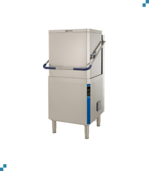 Electrolux Professional | Protočna perilica posuđa, izolirana, filtar, doziranje deterdženta, 80 košara/sat - Afbeelding 1